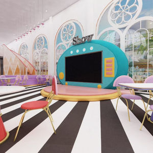 Equipo de patio de recreo interior para niños <span class=keywords><strong>Castillo</strong></span> de picardías del fabricante <span class=keywords><strong>chino</strong></span> certificado con temática en <span class=keywords><strong>restaurante</strong></span> de juegos de rol - Product Image 5