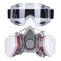 Masque à gaz demi-visage 2026 pour usine, respirateur chimique CE, masque en silicone, masque à joint en silicone