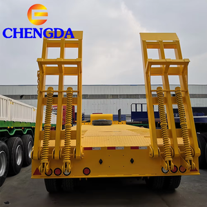 Semirremolque de Plataforma Baja de 3 Ejes y 60 Toneladas de Capacidad de Carga para el Transporte de Mercancías Pesadas - Product Image 6