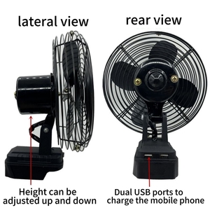 21V 8 Inch Cordless Portable Camping <b>Table</b> Fan Lithium Battery Air Cooling <b>Mini</b> Rechargeable Household Hotel Office Car Battery - Product Image 6