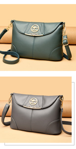 Women Bags Fashion Ladies Messenger Shoulder Bag Europe and America Cross-border Soft PU Leather Simple <b>Small</b> PU Handbag - Product Image 4