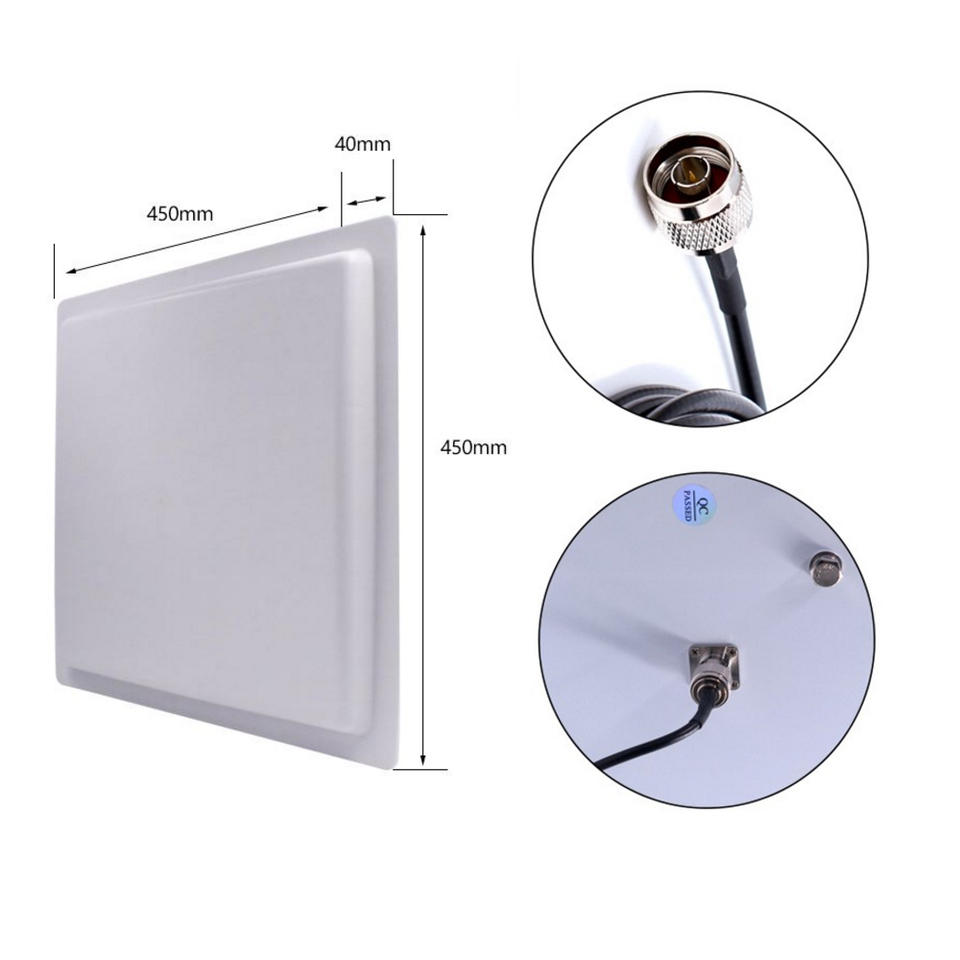 860-960 mhz Long Range RFID Reader 12 dbi Antenna Linear Polarization Antenna Fo