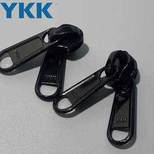 Haute qualité Ykk fermeture éclair <span class=keywords><strong>Original</strong></span> fermeture éclair curseur noir Double traction variété Styles choisir 10 # YKK métal fermeture éclair tirer - Product Image 1