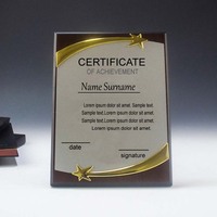 Plaque en bois Style européen, haute qualité, en aluminium par Sublimation