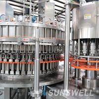 Machine de remplissage de boisson pétillante de boisson d'énergie de l'eau de sport