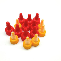 Bouchon à vis en plastique PP 24/410 28/410 couleur personnalisée, anti-fuite, à embout pointu, pour flacon cosmétique