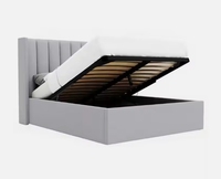 Ensemble de meubles de chambre à coucher modernes de luxe queen size et king size Lit doux avec fonctions de rangement