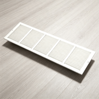 Grille de ventilation en fer de haute qualité 30*8 à lamelles longues, grille d'aération fixe pour plafond, pour climatiseur central