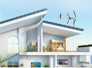 WC-233 alat antena TV luar ruangan, alat pemasangan DIGITAL sinar tiga jarak jauh, gratis 5 detik dengan FILTER 5G - Product Image 2