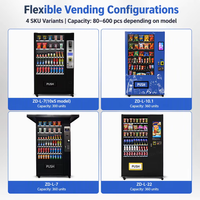 Distributeur automatique de boissons froides miniature personnalisé, écran LCD 7 pouces, 6 canaux, distributeur de boissons, prix d'usine, distributeur de sodas