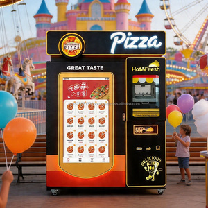 Multi-Payment Commercial Pizza Vending Machine Advertising Touch Screen Hot Food Dispensing System 24/7 Unmanned Galvanized - Product Image 1