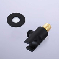 Système de robinets de douche noir salle de bain mural pluie Kit de douche de luxe dissimulé boîte intégrée mitigeur d'eau chaude et froide