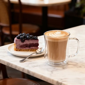 Tasse en <span class=keywords><strong>verre</strong></span> à café isolée contre la chaleur et le froid Tasse à <span class=keywords><strong>double</strong></span> <span class=keywords><strong>paroi</strong></span> <span class=keywords><strong>Verre</strong></span> à <span class=keywords><strong>double</strong></span> <span class=keywords><strong>paroi</strong></span> avec poignée - Product Image 4