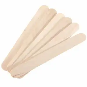 Wholesale Wooden Spatulas Depilatory Waxing Accessories 15cm Wooden Sticks