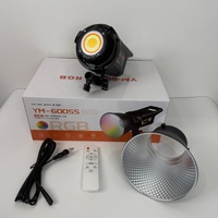 Kit d'éclairage vidéo LED RGB de qualité professionnelle avec réflecteur, CRI élevé 95, 100W, télécommande