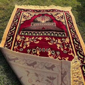 Alfombra impresa en 3D de Benyi con un hermoso diseño floral, alfombra para mezquita, tapete de oración al por mayor para el hogar y pícnic, tejida. - Product Image 3