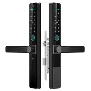 Serratura Intelligente Sottile da 38mm con Impronta Digitale Bilaterale, Impermeabile, in Lega di Alluminio per Porte in Vetro, Controllo Tramite App Cloud - Product Image 1