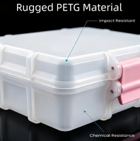 Boîte de rangement en PETG pour flacons de 3ml, 5ml, 10ml, 20 compartiments, en plastique, pour peptides, vente en gros, OEM, pour laboratoire, réfrigération et emballage de marque