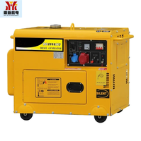 3kw 4.6kw 5kw 5.5kw 6kw 6.5kw 7kw 7.5kw 8kw 8.5kw Générateur diesel silencieux monophasé et triphasé 5kva Generador diesel avec AVR