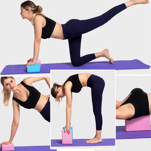 High Density EVA Yoga <strong>Block</strong> Eco-Friendly Wholesale Custom Pattern Thick Foam Yoga <strong>Brick</strong> for Pilates Studio - Product Image 6