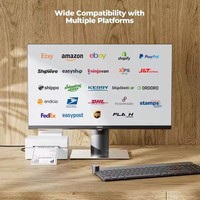 Imprimante thermique originale Y813 BT 4x6 pour étiquettes d'expédition, pour les petites entreprises, l'expédition express, l'utilisation en entrepôt, en stock, 203 dpi