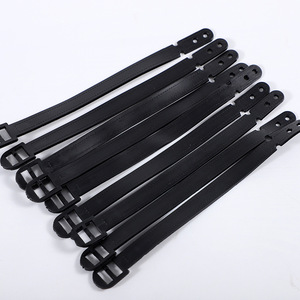 Cuerda para etiquetas de equipaje de PVC, longitud ajustable, tipo hebilla, para accesorios de maleta - Product Image 1