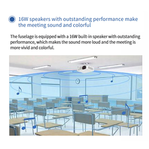 4K Laser High-brightness <b>Projector</b> for Business&Education&Large Venues Manual Built-In <b>Speakers</b> 6000-6500 Lumens VLU653SH 4K 3LC - Product Image 6