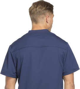 <span class=keywords><strong>Dynamix</strong></span> Blusa Sanitaria Unisex de Cuello en V con Bolsillo en el Pecho, Tejido Twill, Elástica en Cuatro Direcciones, Absorbe la Humedad, Detección de Agujas - Product Image 2