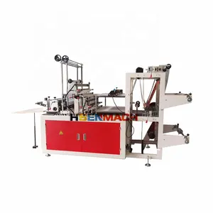 Double layer 600 800 1000 mm bottom heat sealing and cutting machine for plastic bags