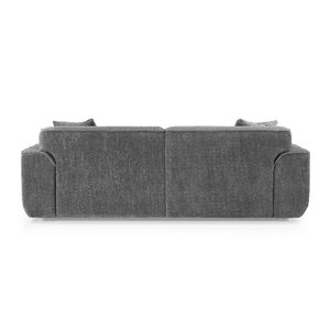 Fauteuil inclinable d'intérieur moderne et pliable avec accoudoirs et coussins décoratifs, en tissu éponge doux, idéal pour le salon - Product Image 4