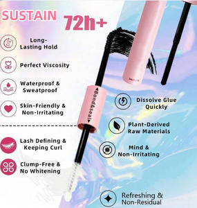 2024年新作 DIYクラスターラッシュキット（接着剤、シーラント、リムーバー付き）卸売販売中！欧米風ハンドメイドつけまつげ - Product Image 5