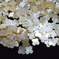 Bijoux de mode grande vadrouille nacre coquille trèfle à quatre feuilles coquilles vadrouille perles blanches 2mm d'épaisseur