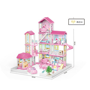 Nueva Casa <span class=keywords><strong>de</strong></span> Muñecas <span class=keywords><strong>de</strong></span> Simulación Transfronteriza, <span class=keywords><strong>Castillo</strong></span> en Miniatura, Juguete - Product Image 2