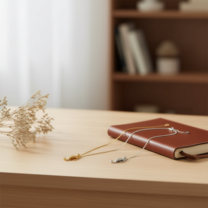 Collana con ciondolo Scorpione in acciaio inossidabile 46054 tono oro e argento, 12 pezzi - Product Image 3