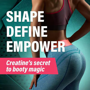 Creatina Monohidrato en Polvo Sin Azúcar de Alta Calidad, Optimizada para el Aumento de Glúteos en Mujeres, Suplementos Deportivos - Product Image 6