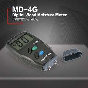 เครื่องวัดความชื้นแบบดิจิตอล4-PIN เครื่องวัดความชื้นกระดาษไม้ <span class=keywords><strong>MD</strong></span>-<span class=keywords><strong>4G</strong></span> จอแสดงผล LCD ขนาดใหญ่5%-40% ความชื้นในอุตสาหกรรม - Product Image 1