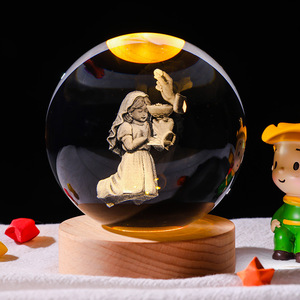 Modern 3D Crystal Cross Jesus Figurine LED <b>Night</b> <b>Light</b> Laser Engraved Crucifix Easter Decoration for Resin USB Ws1532 Bedroom Ni - Product Image 6