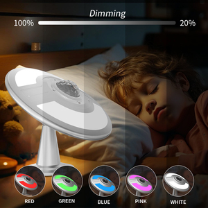 Recarregável vários modos de iluminação Starry Sky Projector 360 ° + 45 ° Rotating removível portátil Galaxy Star Teto Night Light - Product Image 3