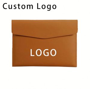 Custom Logo A4 B5 A6 Leather Portfolio Bag with <b>Envelope</b> Holder for Marketing Events - Product Image 4