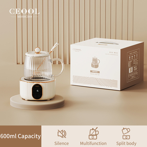 Fournisseur direct du fabricant de tasses chauffantes, commerce extérieur, tasses chauffantes rapides de 600 ml pour boissons, bureau - Product Image 6