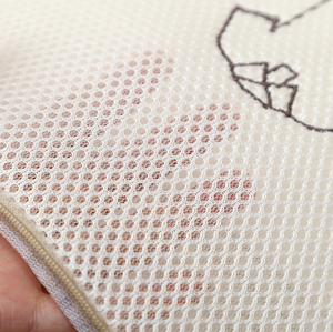 Bolsa de Almacenamiento Plegable <span class=keywords><strong>para</strong></span> Viajes, Organizador de Ropa Delicada, <span class=keywords><strong>Bolsas</strong></span> de Lavandería de Malla - Product Image 4