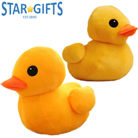 Peluche Canard Jaune Moelleux, Jouet en Peluche Doux pour Enfants, Décoration de Table à la Maison, Cadeaux d'Anniversaire, Vente en Gros