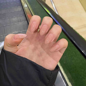 30 <span class=keywords><strong>faux</strong></span> <span class=keywords><strong>ongles</strong></span> courts en amande, <span class=keywords><strong>couleur</strong></span> rouge unie, amovibles, portables, pour les doigts - Product Image 6