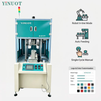 Nouvelle machine d'impression d'étiquettes à transfert thermique automatique à double station avec servomoteur et injection en ligne pour l'impression de contenants en plastique