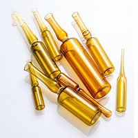 Ampoule en verre neutre ouverte pharmaceutique d'ampoules imprimées par injection de vitamine C