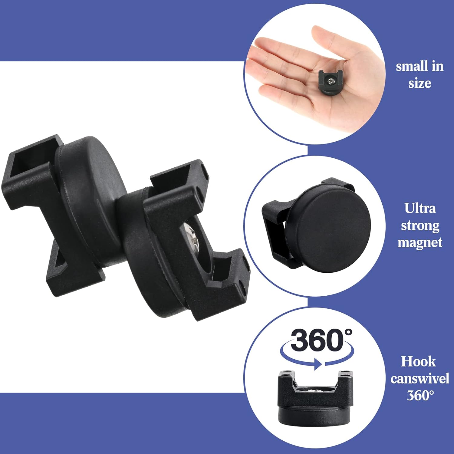 magnetic zip tie cable holder