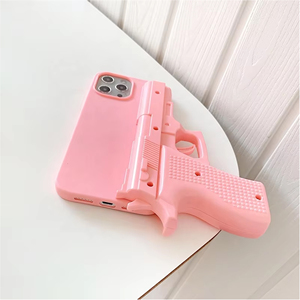 Nueva Funda Creativa 3D con Forma de Pistola de Juguete, Divertida y Resistente a Golpes para iPhone 16 Pro Max - Product Image 6