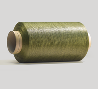 Fil texturé 100% polyester de qualité supérieure, vente en gros, DTY 300D 76F