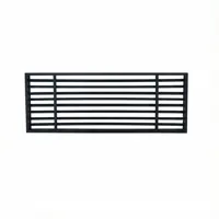 Grille de ventilation linéaire pour climatiseur central, en aluminium, encastrée, sans cadre, pour installation au plafond et au mur