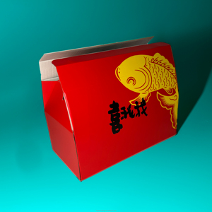 Boîte en papier portable en forme de <span class=keywords><strong>maison</strong></span>, boîte d'emballage en papier rustique pour pâtisserie avec logo, boîtes en papier personnalisées - Product Image 3